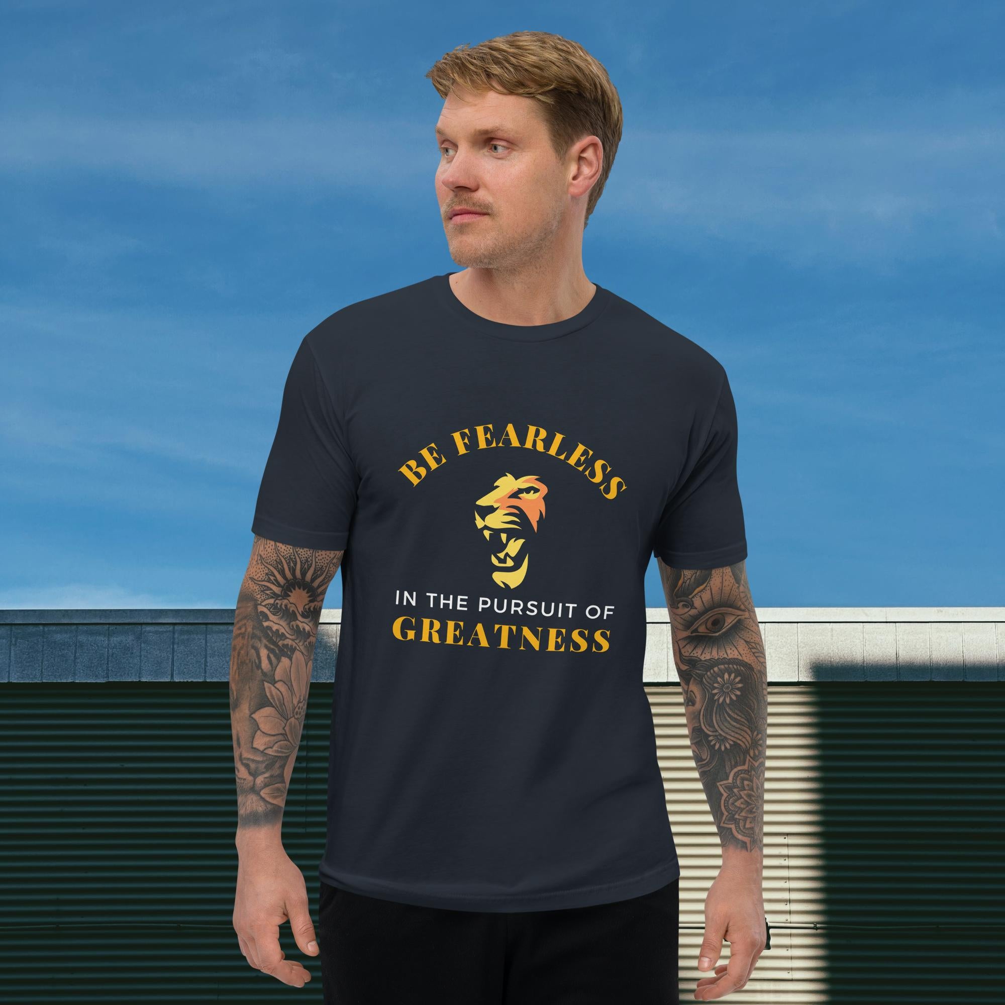 Be Fearless Fitted Short Sleeve T-shirt | Warriorgenics