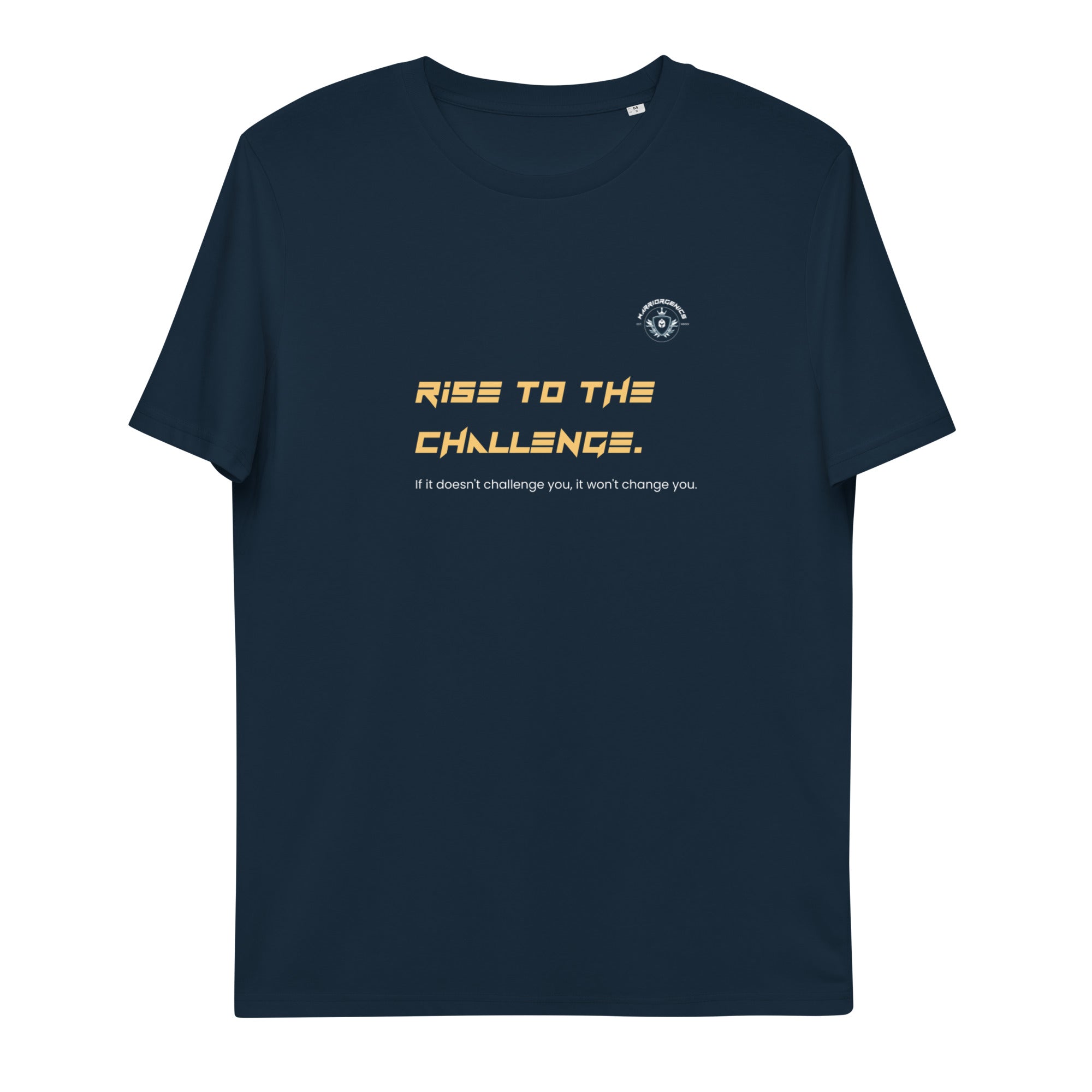 Rise to the Challenge Unisex Organic Cotton T-shirt | Warriorgenics